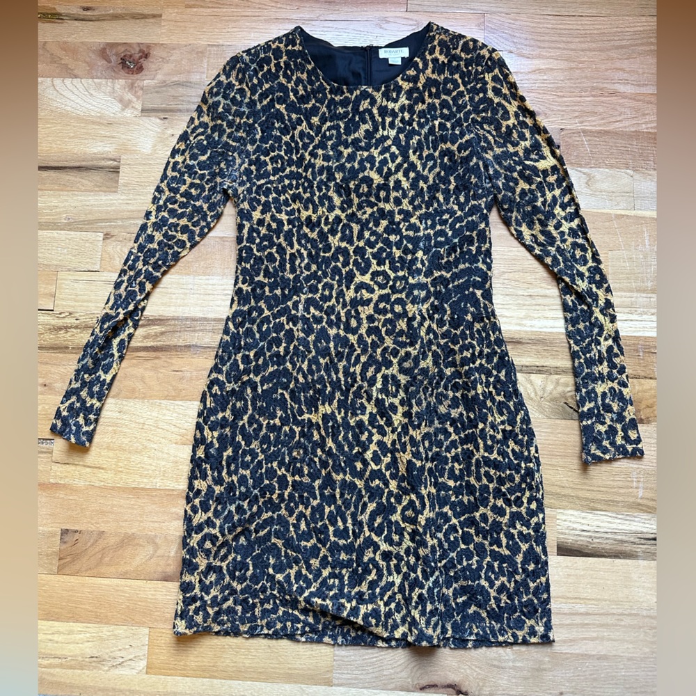 Rodarte Leapard Print Mini Dress
